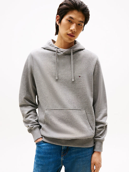 Flag Embroidery Terry Drawstring Hoody