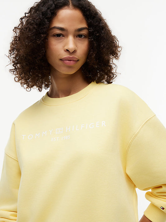 Logo Relaxed Fleece Sweatshirt