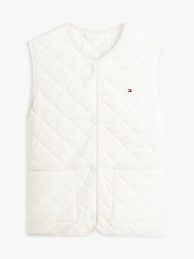Shiny Lightweight Padded Quilted Gilet