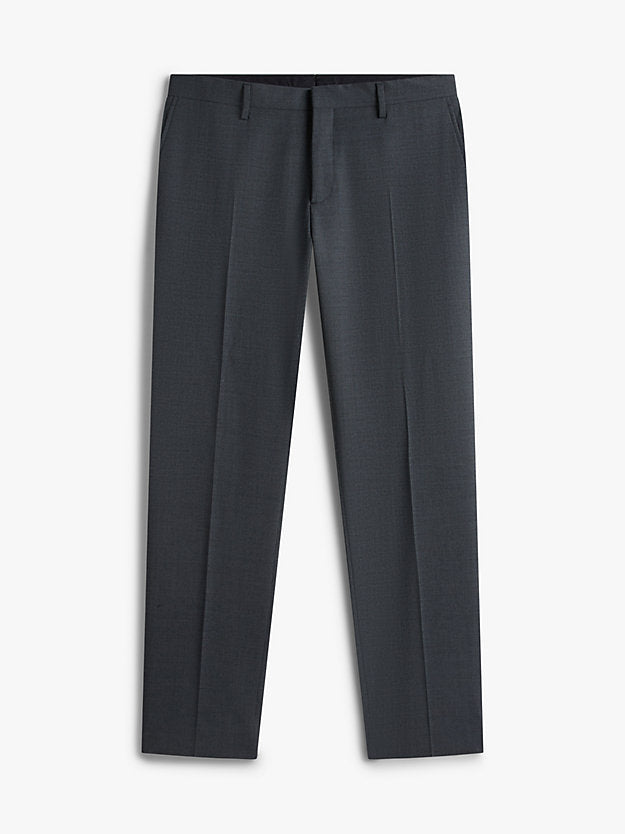 Textured Wool Blend Suit