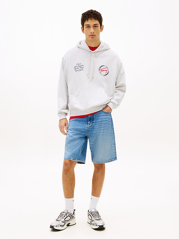 Jaimie Whiskered Relaxed Denim Shorts