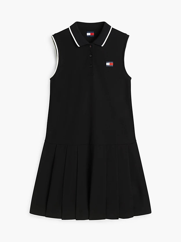 Badge Pique Mini Polo Dress