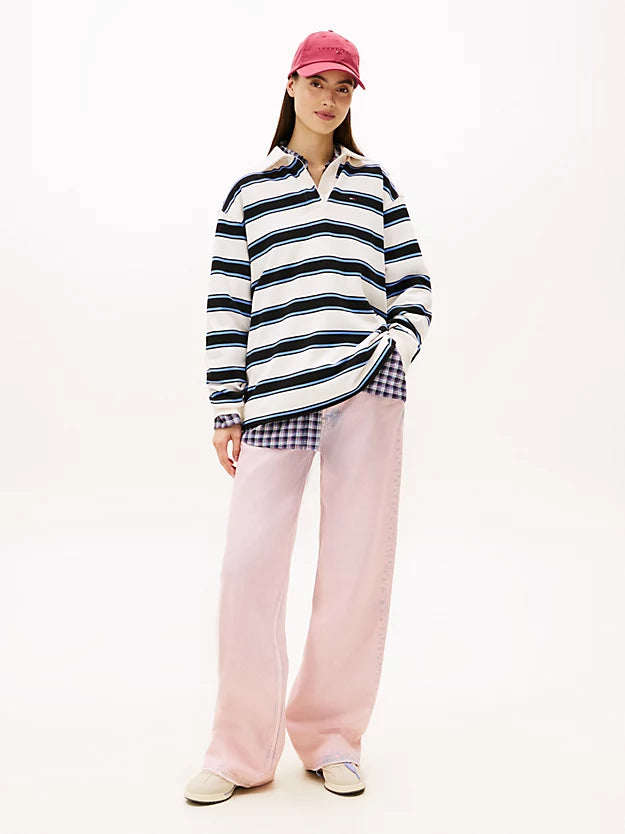 Mia Mid Rise Relaxed Straight Leg Jeans