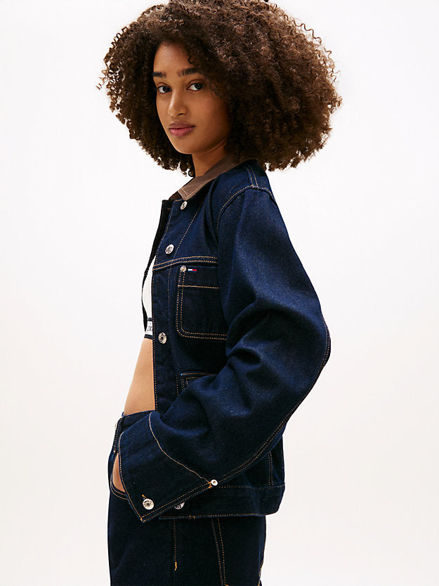 Oversized Denim Chore Jacket