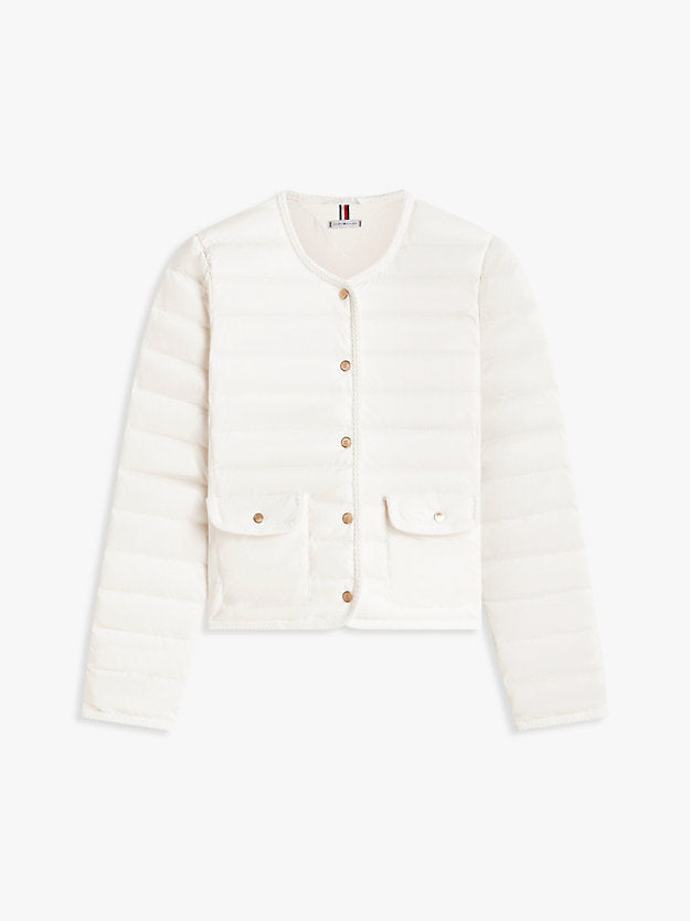 Water Repellent Lightweight Down Slim Jacket