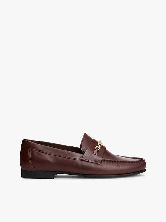 Leather Monogram Horsebit Chain Loafers