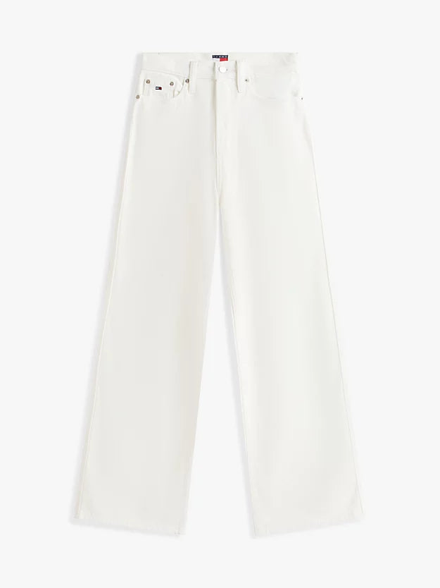 Claire High Rise Wide Leg White Jeans