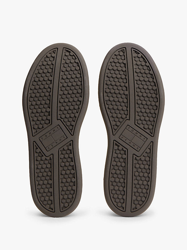 Zebra Heel Leather Archive Court Trainers