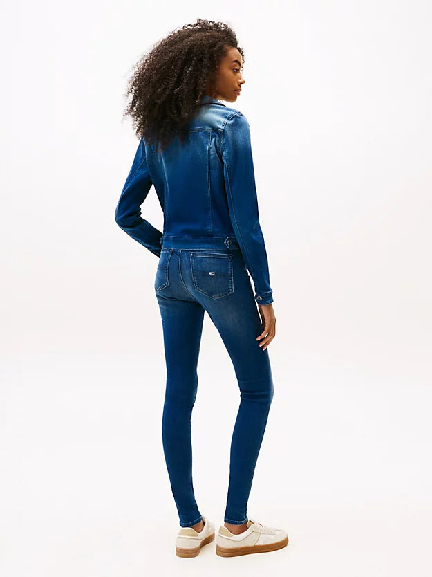 Pure Cotton Slim Fit Denim Jacket