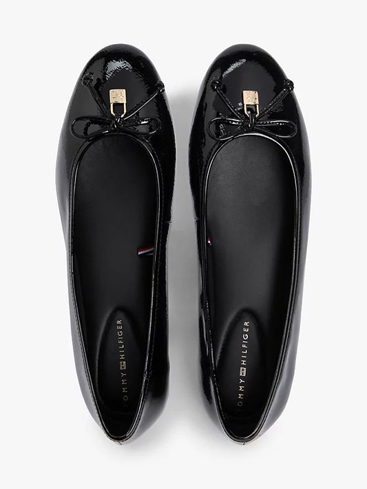 Patent Leather Monogram Ballerinas