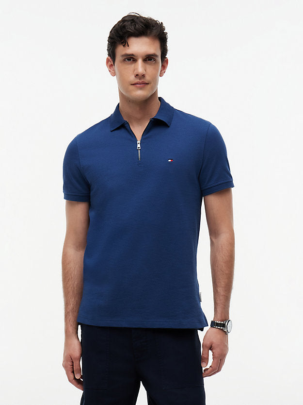 Regular Fit Air Dot Zip Polo Shirt