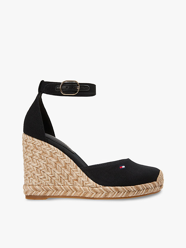 Canvas High Wedge Espadrilles