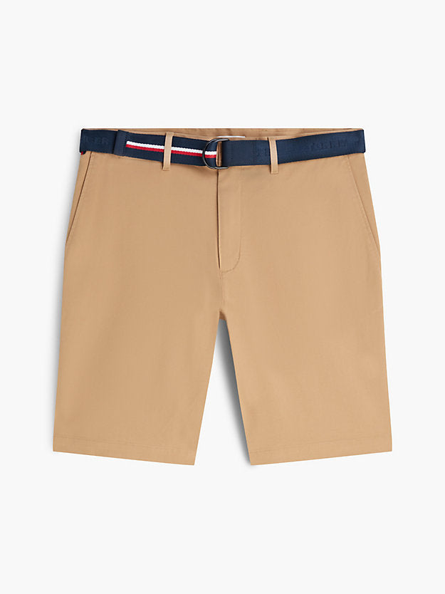 Denton Straight Fit Belted Chino Shorts