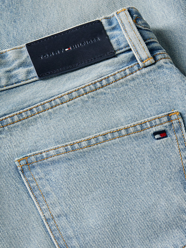 Flag Horsebit Regular Tapered Ankle Jeans