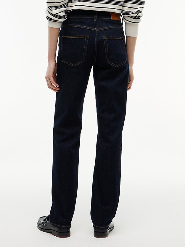Mid Rise Classic Straight Jeans