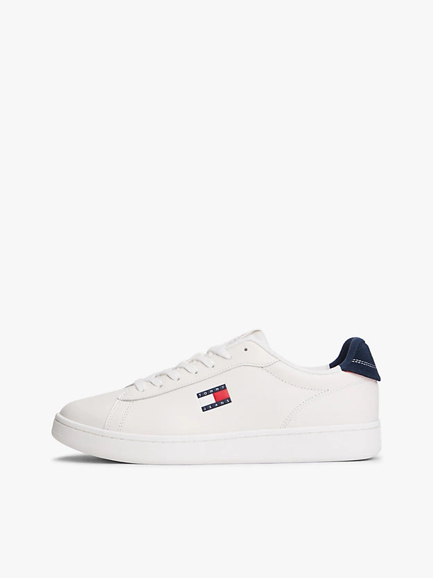 Leather Archive Court Trainers
