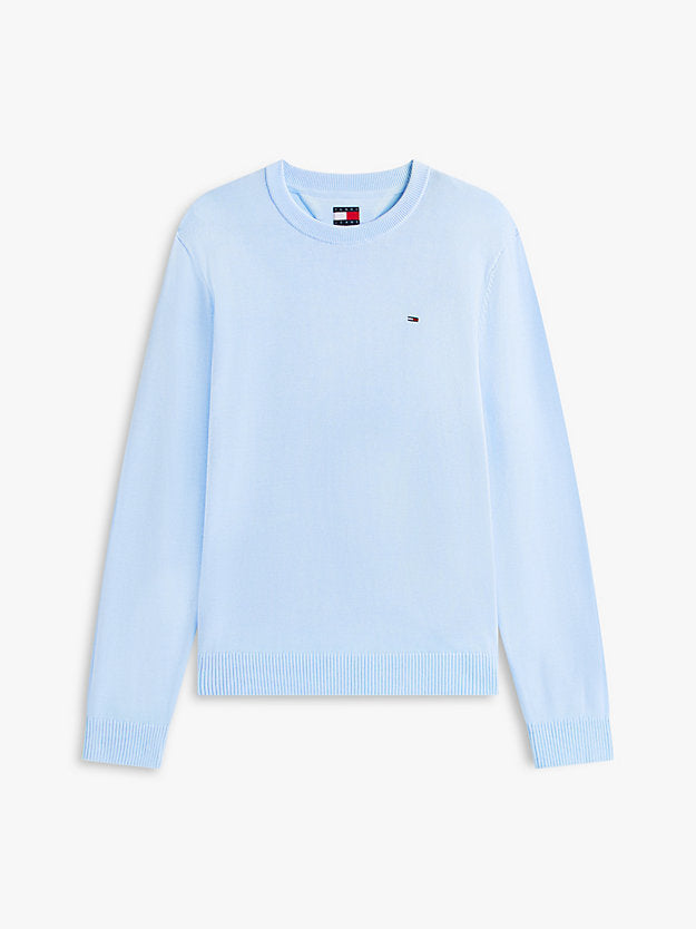 Flag Embroidery Lightweight Slim Jumper