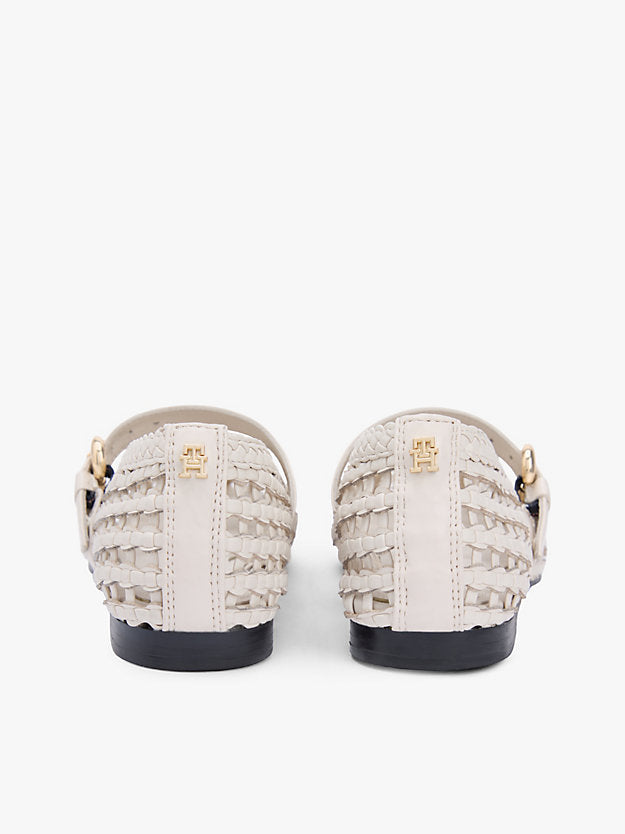 Woven Mary Jane Ballerinas