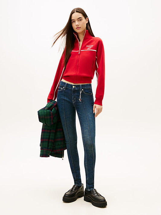 Girl Seam Detail Skinny Jeans