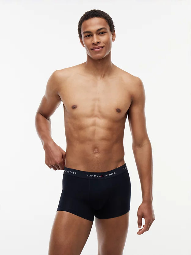 3-Pack Signature Repeat Logo Waistband Trunks