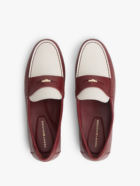 Monogram Leather Penny Loafers