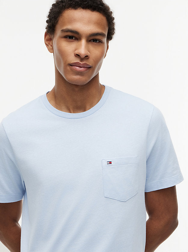 Patch Pocket Jersey Crew Neck T-Shirt