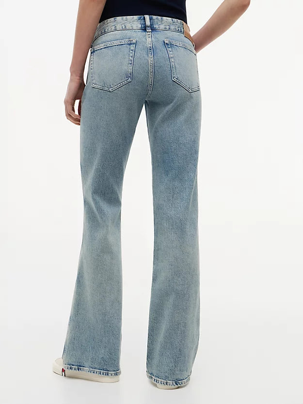 Faded Low Rise Bootcut Jeans