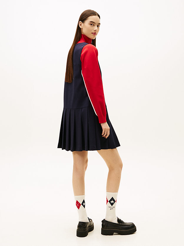 Girl Logo Mini Pinafore Dress