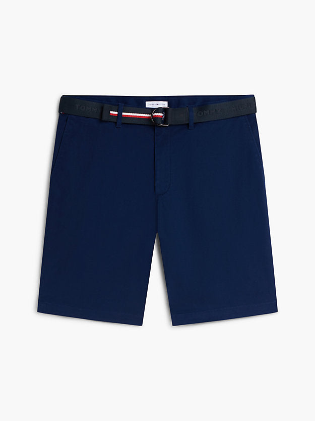 Denton Straight Fit Belted Chino Shorts