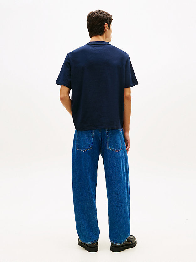 90s Logo Embroidery Jersey T-Shirt