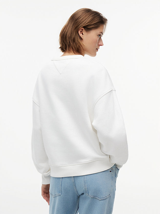 Badge Boxy Fleece Sweatshirt