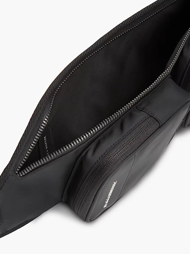 Metal Logo Sling Backpack