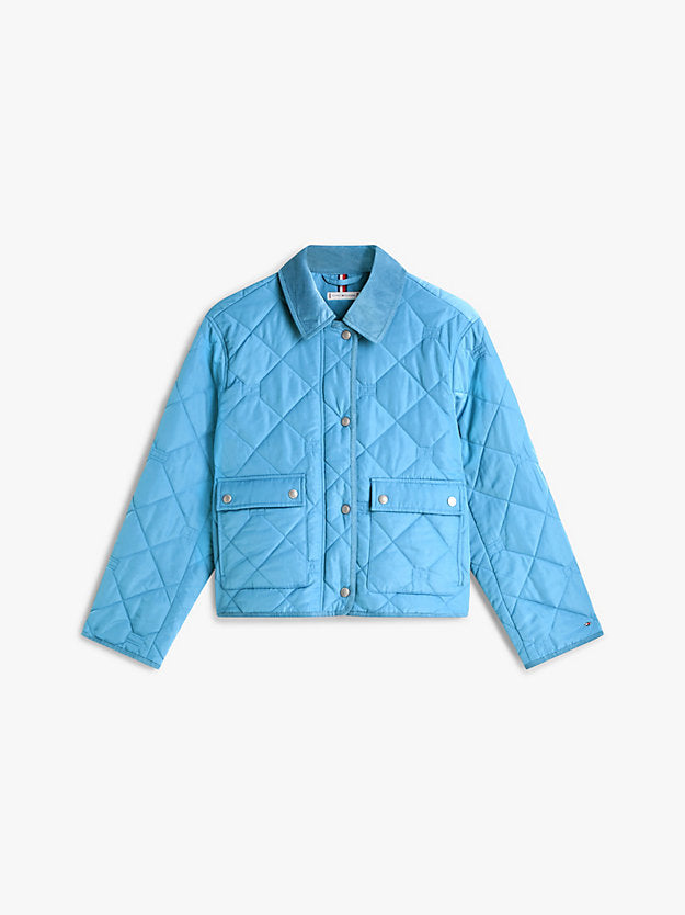 Padded Flag Quilted Water Repellent Jacket