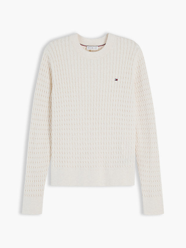Cable Knit Crew Neck Jumper