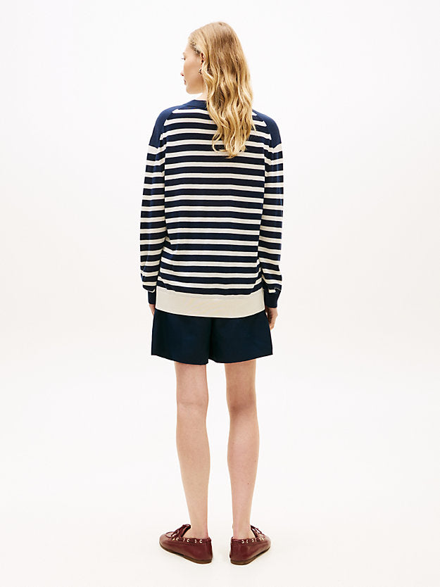Relaxed Crew Neck Jumper WiSilk