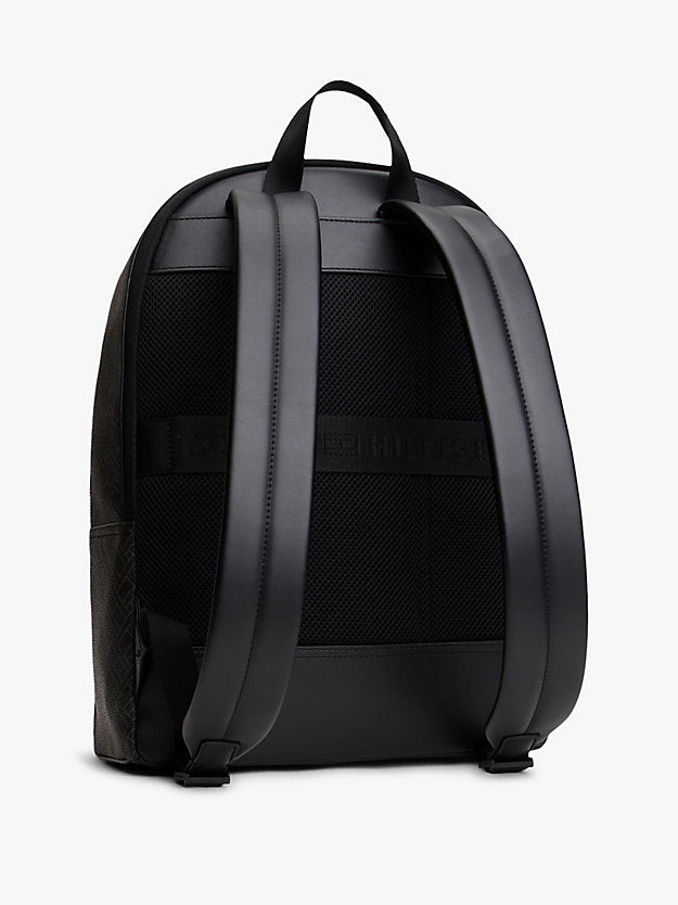 Mixed Texture Dome Backpack