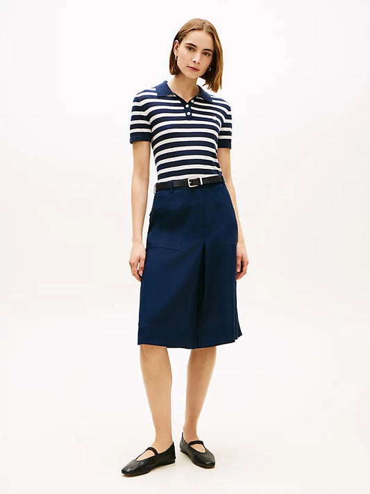 Tailored Utility A-Line Skirt