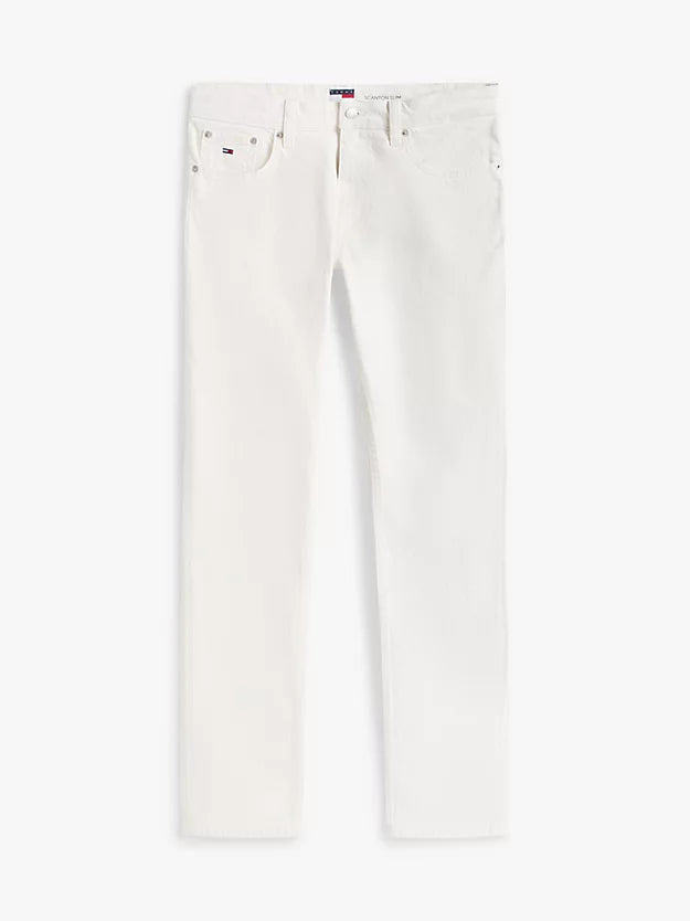 Scanton Slim White Jeans