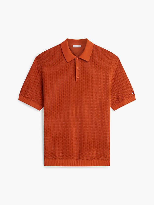 Washed Structured Polo Shirt