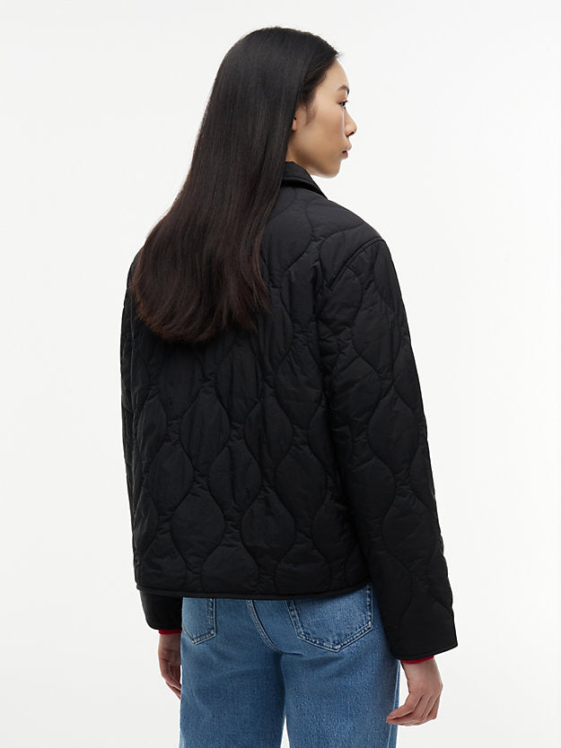 Water Repellent Quilted Relaxed Jacket