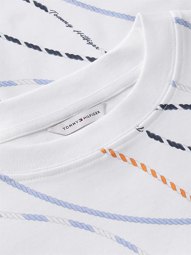 Boxy Interlock Knit T-Shirt