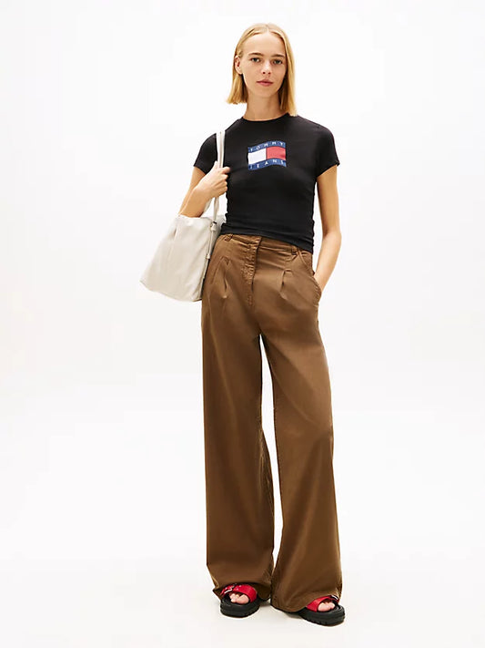 Wavy Flag Jersey Slim T-Shirt
