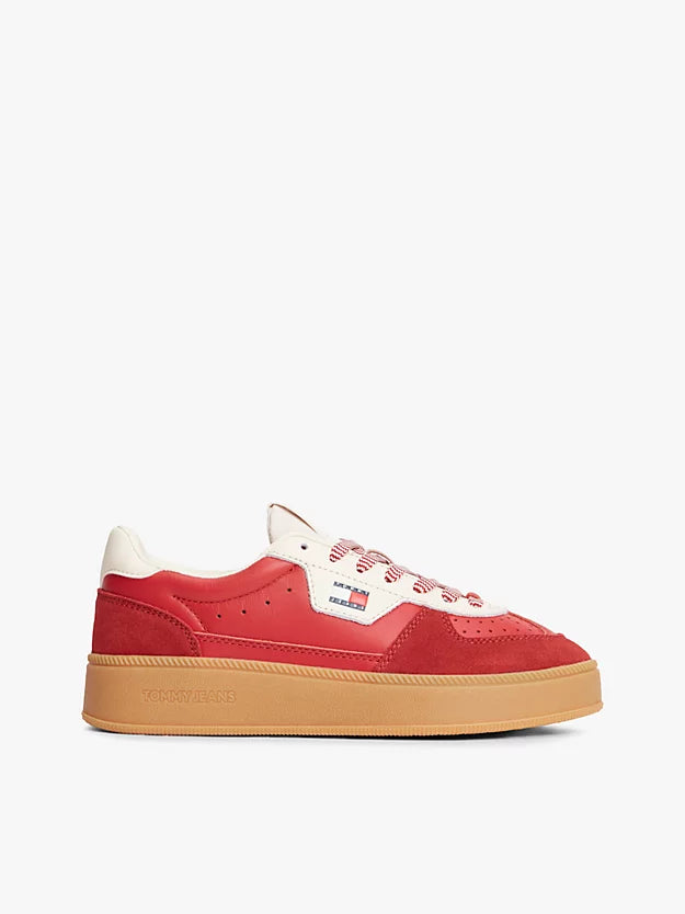 The Greenwich Leather Chunky Cupsole Trainers