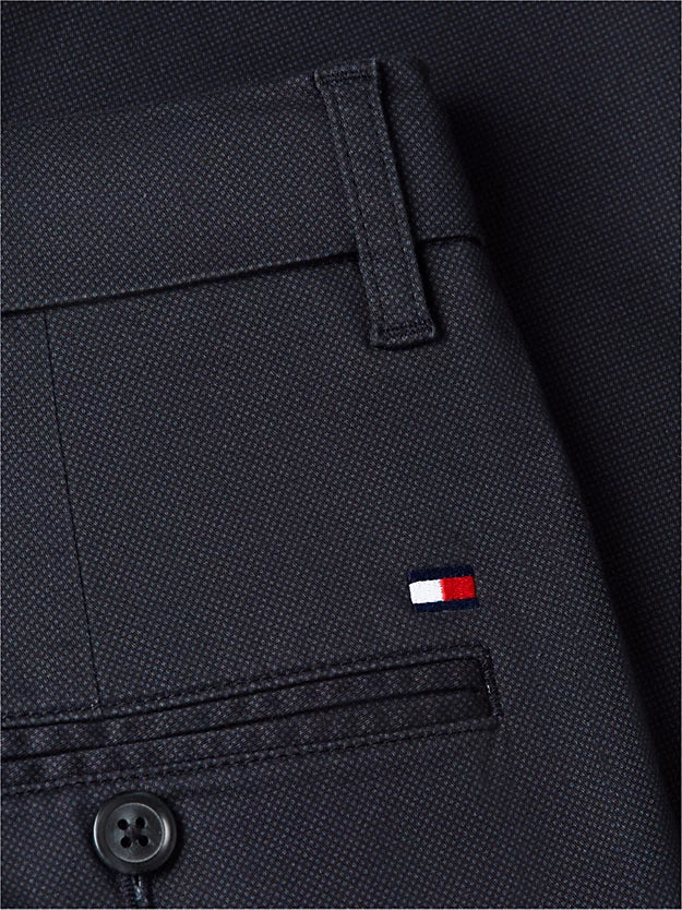 Bleecker Slim Printed Structured Chinos
