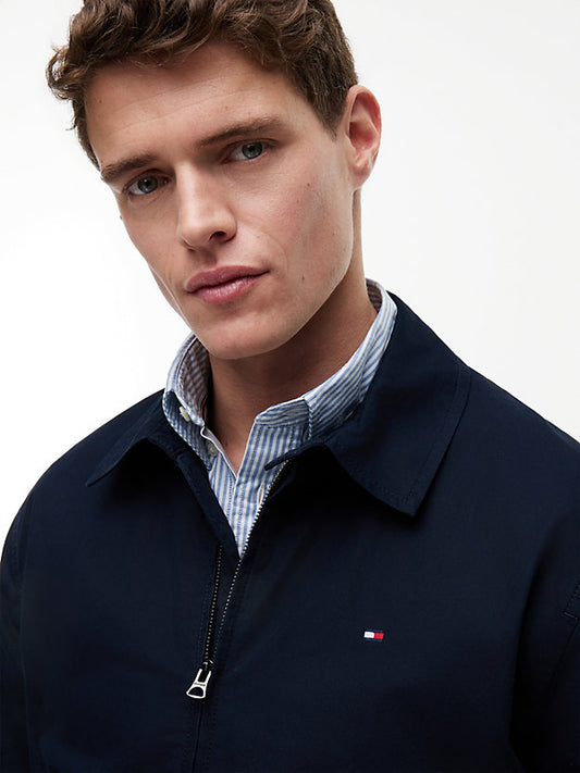 Lightweight Flag Embroidery Zip-Thru Ivy Jacket
