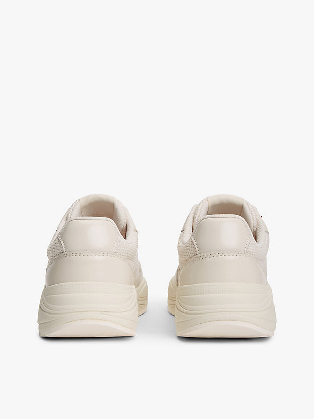 Monogram Mixed Texture Leather Trainers
