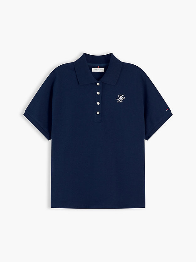 Regular Fit Logo Embroidery Polo Shirt