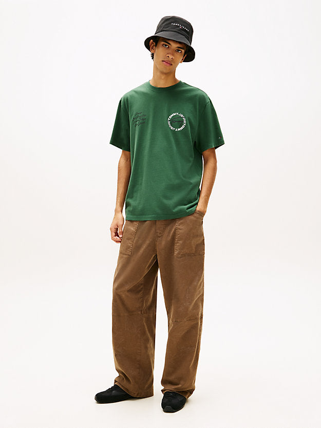 Circular Back Logo Relaxed T-Shirt