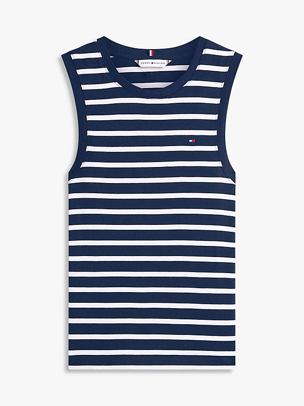Slim Crew Neck Tank Top