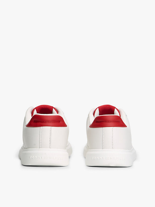 Lightweight Leather Cupsole Court Trainers